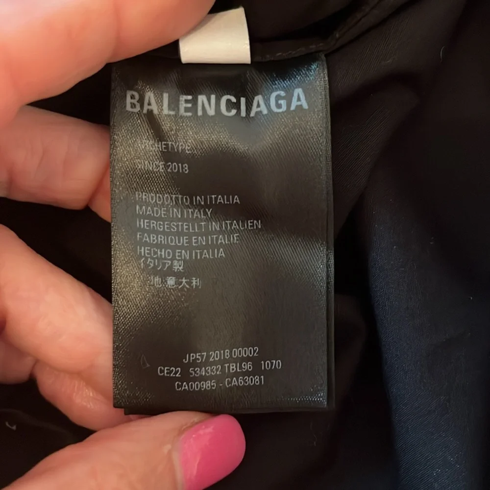 Balenciaga Logo Button Down Shirt - Picture 7 of 9
